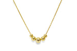 Gold Having a Ball Necklace