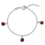 Sterling Silver Children’s Ladybug Bracelet