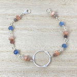 Sterling Silver Multi Stone Bracelet