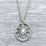 Sterling Silver Daisy Necklace
