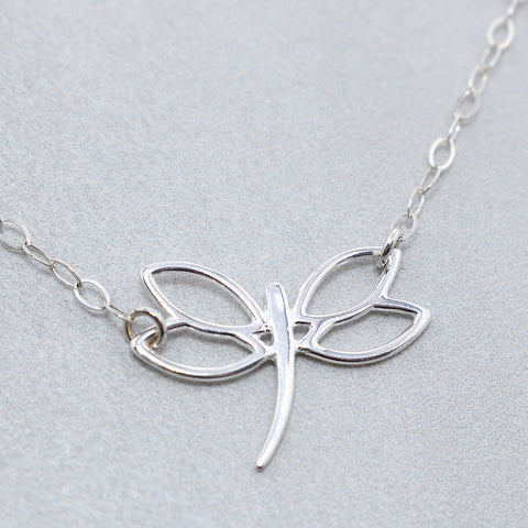 Sterling Silver Dragonfly Necklace