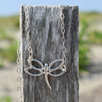 Sterling Silver Dragonfly Necklace