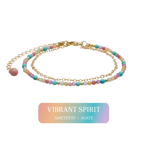 Vibrant Spirit 2mm Layered Gold Bracelet