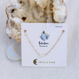 “Intuition” Gold Moonstone Necklace
