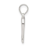 Sterling Silver Open Heart Necklace