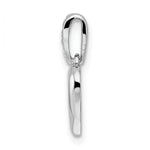 Sterling Silver CZ Heart Necklace