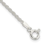 Sterling Silver Solid Rope Chain Bracelet