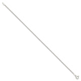 Sterling Silver Solid Rope Chain Bracelet