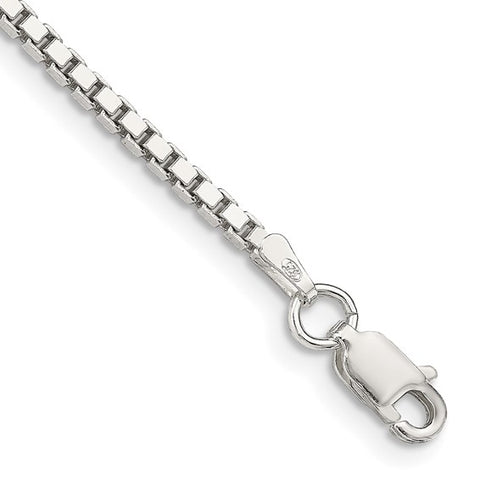 Sterling Silver Box Chain Bracelet