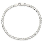 Sterling Silver 7” Figaro Bracelet
