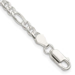 Sterling Silver 7” Figaro Bracelet