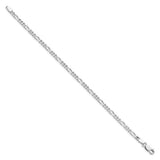 Sterling Silver 7” Figaro Bracelet