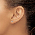 Sterling Silver Heart Studs