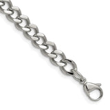 Stainless Steel Curb Chain Bracelet- 8”
