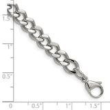 Stainless Steel Curb Chain Bracelet- 8”