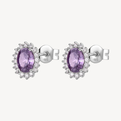 Purple Fancy Earrings