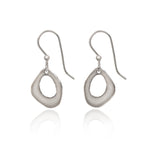 Silver Forest Abstract Cutout Earrings