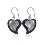 Layered Modern Hearts Earrings
