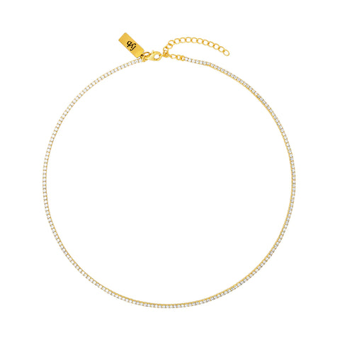 Gold Diana Tennis Necklace