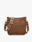 Posie Crossbody Hand Bag- Brown