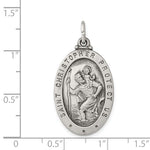 Sterling Silver St. Christopher Medal