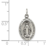 Sterling Silver Miraculous Medal Necklace