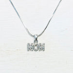 Fashion Silver Tone Mom Necklace