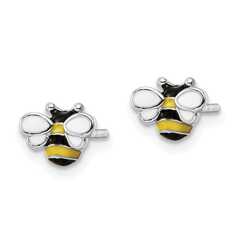 Sterling Silver Children’s Bumblebee Earrings