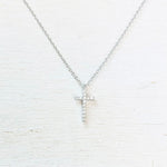 Children’s Silver Tone Cross Necklace