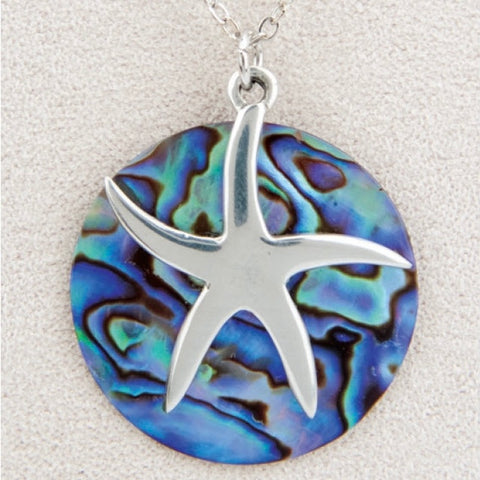 Wild Pearle Abalone Ocean Star Necklace