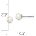 Sterling Silver Freshwater Cultured Pearl Studs