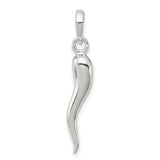 Sterling Silver Italian Horn Charm