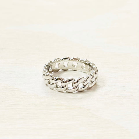 Sterling Silver Chain Link Ring
