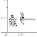 Sterling Silver Children’s Turtle Studs