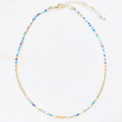 Fashion Multi Color Beaded Necklace