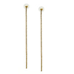 Fashion Gold Tone Rhinestone Drop Earrings