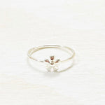 Sterling Silver Flower Ring