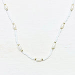 Fashion White Beaded Pearl Necklace