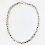 Fashion Silver Ball Necklace