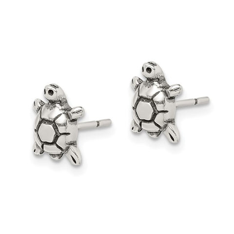 Sterling Silver Children’s Turtle Studs