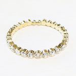 Fashion Gold Tone Rhinestone Flexible Bangle