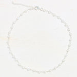 Sterling Silver Clear Stone Choker