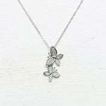 Fashion Silver Tone Butterfly Necklace