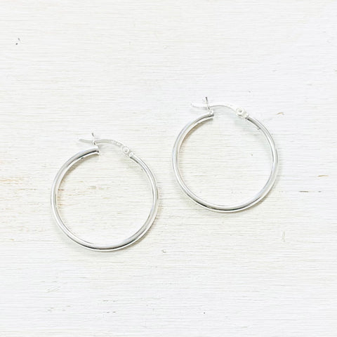 Sterling Silver Hoops