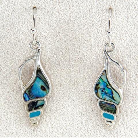 Wild Pearle Abalone Seashell Earrings