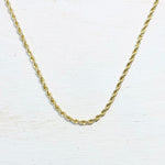 Gold Filled Rope Chain- 18”
