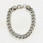 Stainless Steel Curb Chain Bracelet