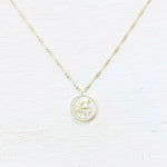 Sterling Silver Gold Plated Moon and Star Pendant Necklace