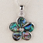 Wild Pearle Abalone Forget Me Not Fancy Necklace