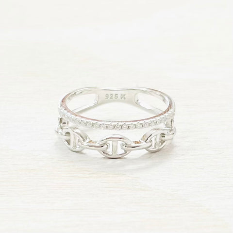 Sterling Silver CZ Ring